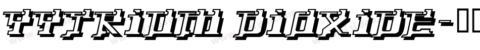 Yytrium Dioxide字体转换
